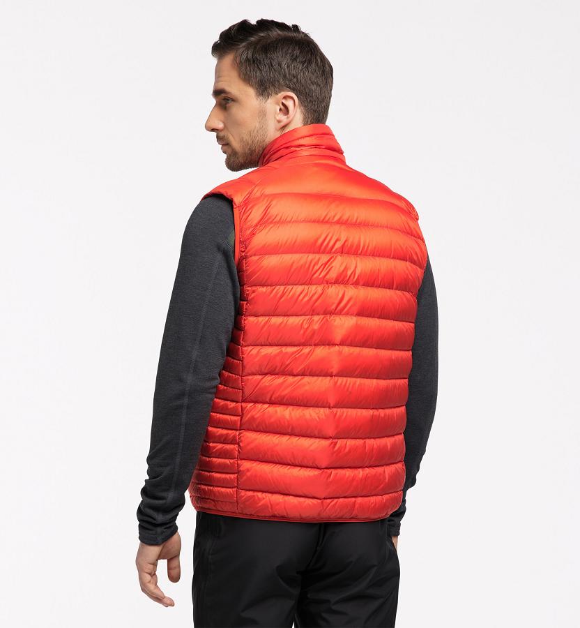 Haglöfs Mens Roc Vest Red New Zealand 08362MWNA